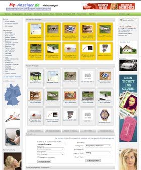 Kleinanzeigenmarkt I Webprojekt I PDF Rechnungsversand